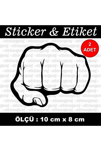 auto ملصق Fist Force - ملصق متوافق مع الكمبيوتر المحمول على الزجاج الأمامي لل...