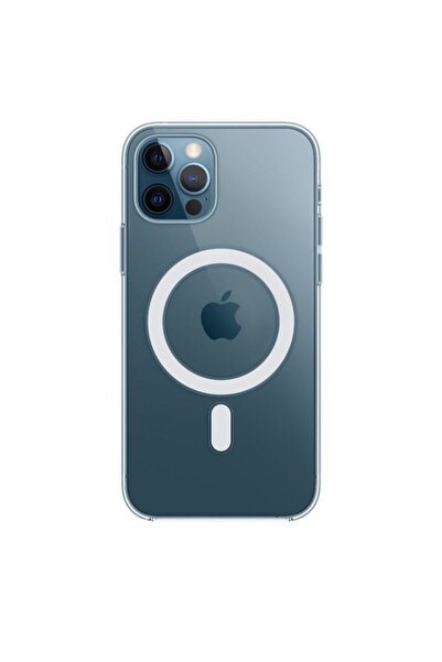 ucuzmi bulvar telefon Iphone 12 Pro Için Magsafe Özellikli Şeffaf Kılıf