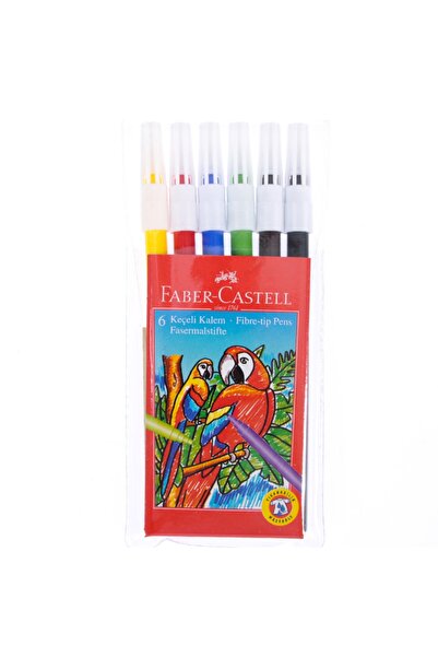 Faber Castell مجموعة فابر كاستل مكونة من 6 أقلام لباد