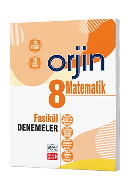 Kurmay Yayınları Orjin Yayınları 8. Sınıf Lgs Matematik Fasikül Deneme Sınavı