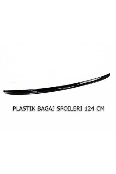 Compax Renault Fluence 2009-2012 Uyumlu Bagaj Üstü Spoiler Piano Black 124 Cm