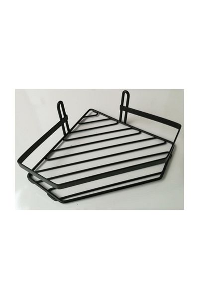 Lider Single Pentagonal Corner Shelf Black - 4240-2
