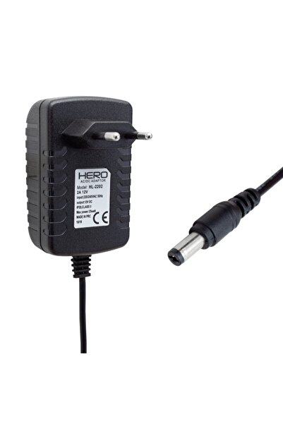 OEM Pm-4531 - 12 Volt - 2 Amper Plastik Kasa Priz Tipi Adaptör 5.5*2.5 Uç * Mini Cihaz Adaptörü