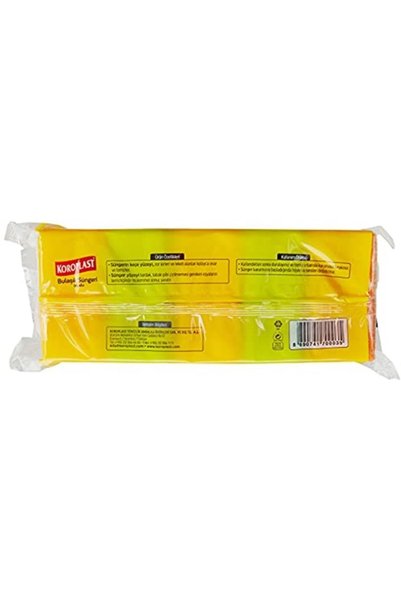 Koroplast Corrugated Dish Sponge 5 Pack of 5