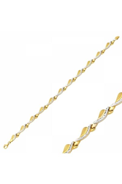 Sembol Gold Altın Pres Bileklik