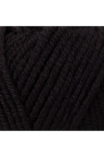 Kartopu Pack of 5 Cozy Wool K940 Black 25% Wool Knitting Yarn
