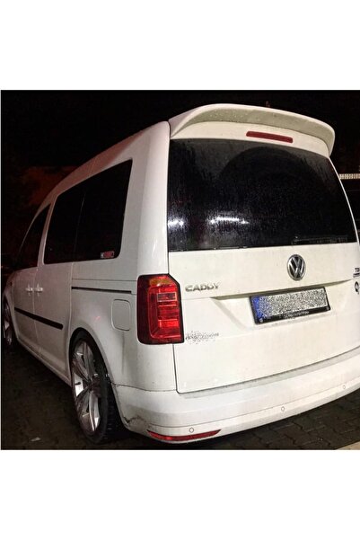otaksan tuning Vw Caddy Spoiler (2015-2020 Uyumlu Fiber Boyalı beyaz araca bi...