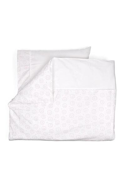 POETREE KIDS طقم غطاء لحاف أطفال وردي من ليتل فورست 100x140