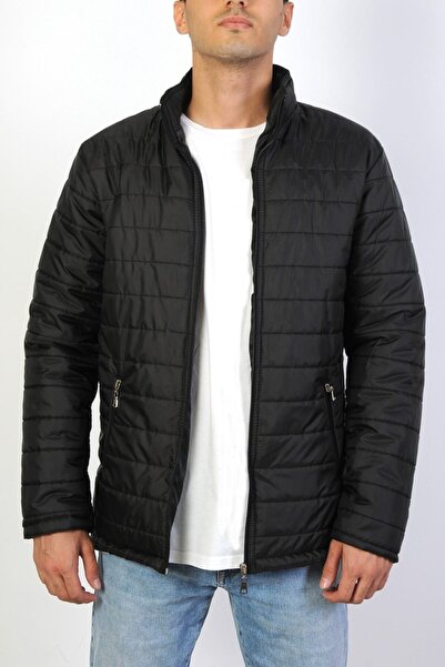 pumking Ανδρικό Μαύρο Σακάκι Ανοιξιάτικο Μπουφάν