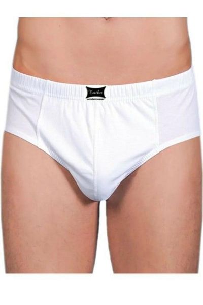 Tutku 109 Men's White Com Panties 6-pack