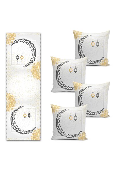 Realhomes Set de huse de pernă pentru alergător și pernă proiectat special pe...