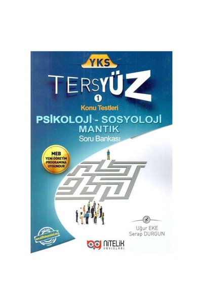 Nitelik Yayınları Yks Psikoloji Sosyoloji Mantık Tersyüz Konu Testleri Tekrar...