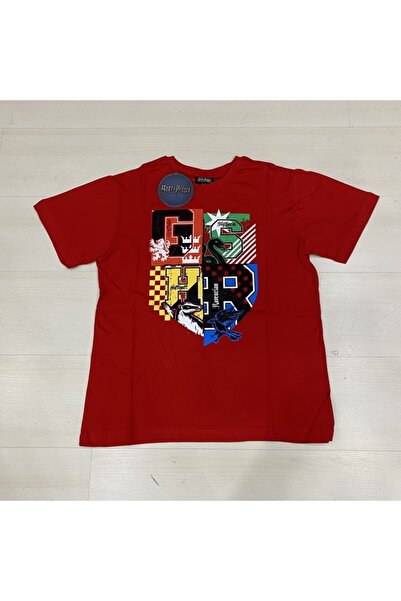 Harry Potter Lisanslı Hupplepuff Logo Tshirt Sarı