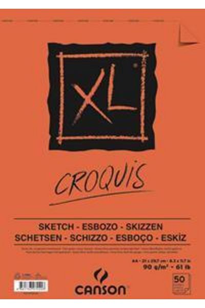 Canson Sketchbok Xl Croquis A4 90g 50yp 9050a4us