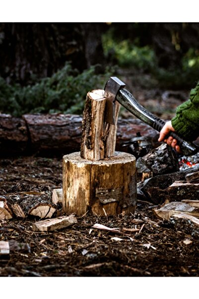 Megaton Green Nıght Balta 36cm Kılıflı Kamp Baltası Megagn-36