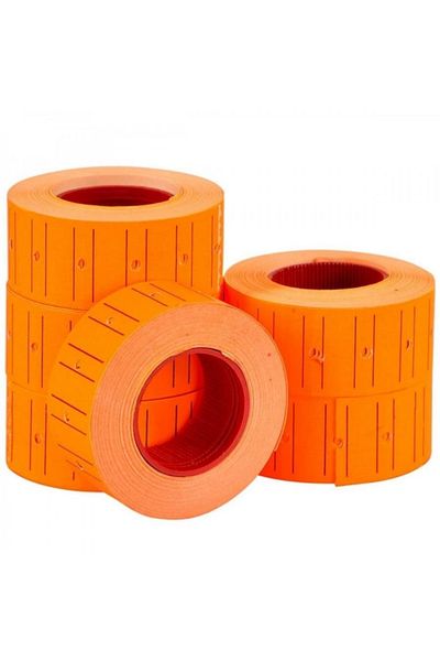 Tanex Orange 12Mmx21Mm Price Tag - Pack of 6
