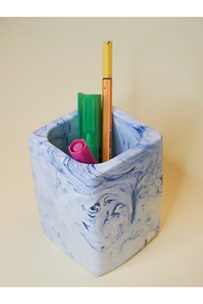 The Craft Thor Suport pentru stilou/vază din beton realizat manual cu model d...