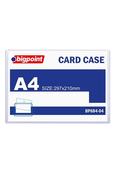 Bigpoint حاوية تخزين لافتة A4 مكونة من 10 قطع