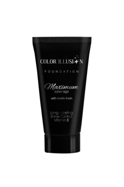 Huncalife Color Illusion Uzun Süre Kalıcı Mat Fondöten Kristal Bej 30 ml - 86...