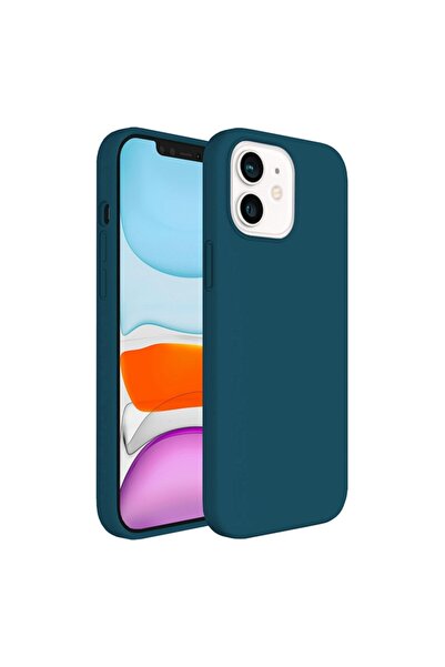 Miscase Iphone 12 Pro Max Uyumlu   Silikon Case Mikrofiber Iç Arka Koruma Tel...