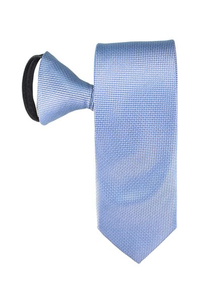 PROKRAVAT Ice Blue Eyelet Patterned Zippered Tie