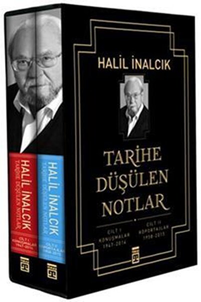 Timaş Yayınları Tarihe Düşülen Notlar 2 Cilt Takım Kutulu - Halil İnalcık