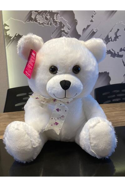 SELAY TOYS Selaytoys Oturan Ayı 37 Cm Beyaz