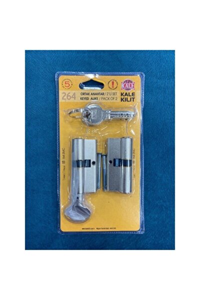 Kale Kilit 264 Ikiz Set Çift Göbek Tek Anahtar Hızlı Kargo