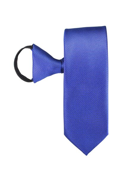 PROKRAVAT Saks Blue Eyelet Patterned Zippered Tie