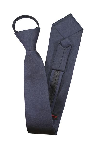 PROKRAVAT Navy Blue Zippered Uniform Tie