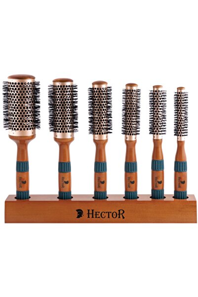 Hector Set de 6 perii de păr din ceramică Vent