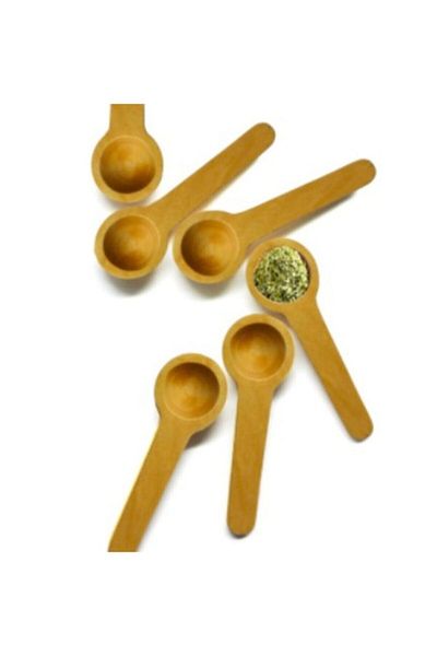 BALSA 6 قطع ملاعق خشبية صغيرة الحجم