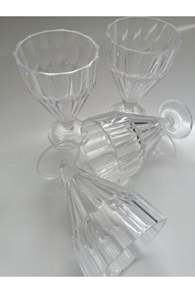 Paşabahçe Pleats 6 Lı Dondurmalı Kristal Kadeh