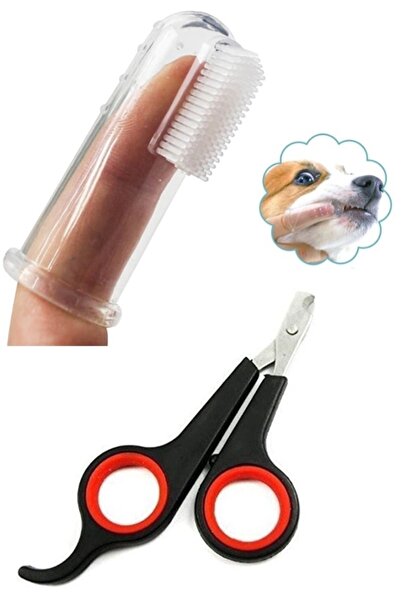 İndirimKap Silikon Kedi Ve Köpek Diş Fırçası Diş Bakım Fırçası Yumuşak Ve Ked...