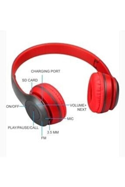 Genel Markalar P47 Wireless 5.0+edr Bluetooth Kablosuz Mp3 Çalar Kulaklık P47