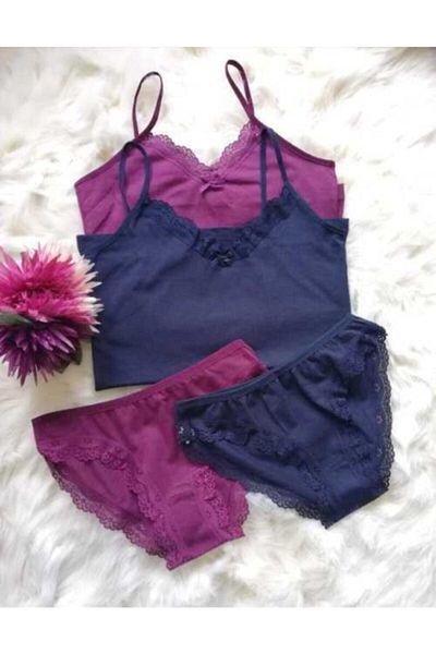 KOTA Women's 2 Rope Strapped Athlete Panties Set New Season