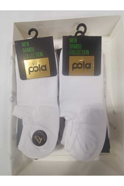 Pola çorap Erkek Bambu Sneaker Pola