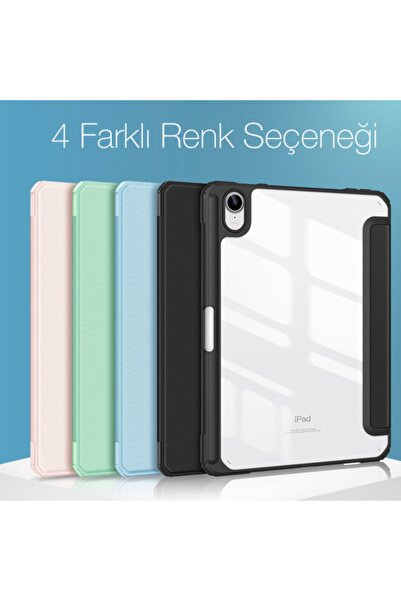 Ally Mobile Dux Ducıs Ipad Mini 6 (2021) Ve Mini 7 (2024) Kalem Yerli Toby Series Kılıf Siyah
