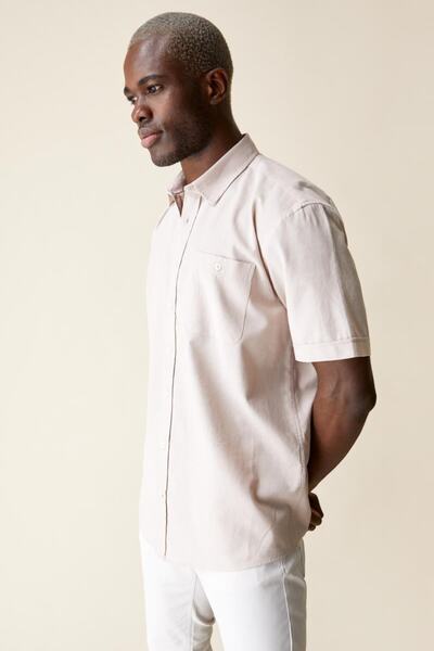 DeFacto Regular Fit Basic Short Sleeve Shirt