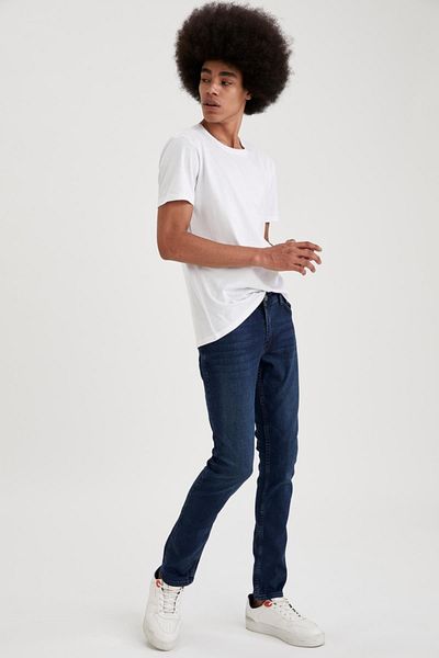 DeFacto Στενό τζιν παντελόνι Pedro Slim Fit κανονικής μέσης