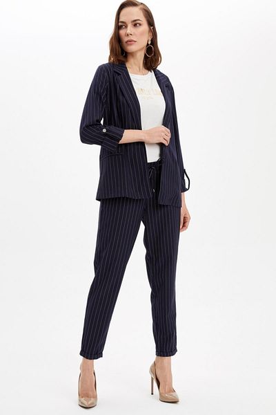 DeFacto Relaxed Cut Stretch Waist Trousers