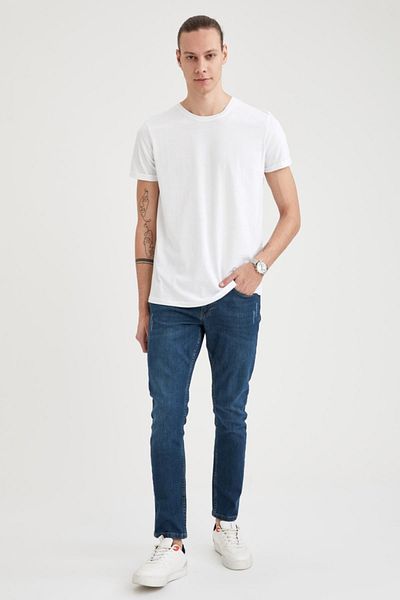 DeFacto Carlo Skinny Fit κανονική μέση στενό τζιν παντελόνι