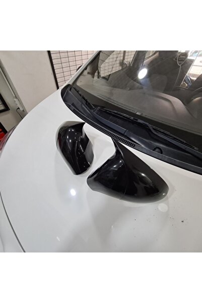 HYM TUNİNG Peugeot 207 Yarasa Batman Ayna Kapak Piano Black Parlak Siyah Abs Plastik Pejo 207 2006 2012