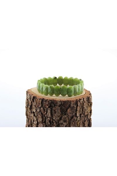 OSMANLI DOĞAL TAŞ Certified Jade Natural Stone Bracelet B781