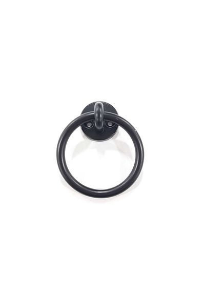 ARON (2 Pieces) Ring Handle Black Screws From Top Chair Sofa Handle Drawer Cabinet Door Ring