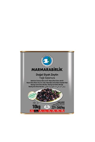 MarmaraBirlik Hiper Yağlı Sele Zeytin 10 kg