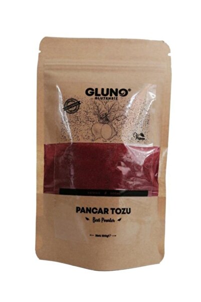 Gluno Glutensiz Pancar Tozu 100 gr