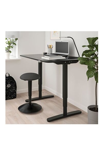 IKEA Nılserık Tabure, Vissle Koyu Gri