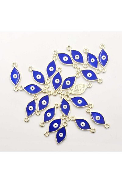 yiğit aksesuar 5 Pieces Shuttle Evil Eye Necklace Bracelet Tip