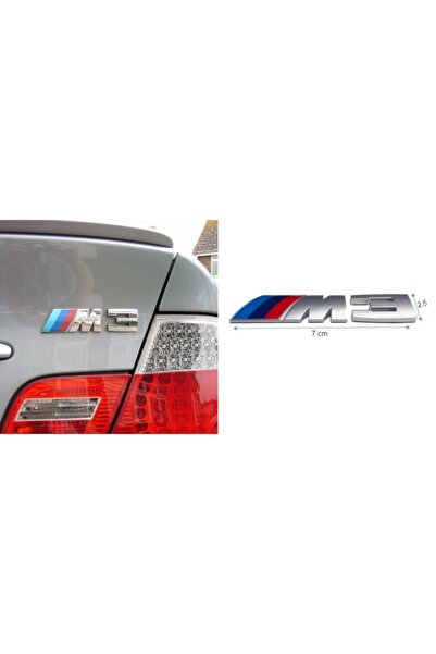 Genel Markalar Bmw M3 Logo Bagaj Yazısı